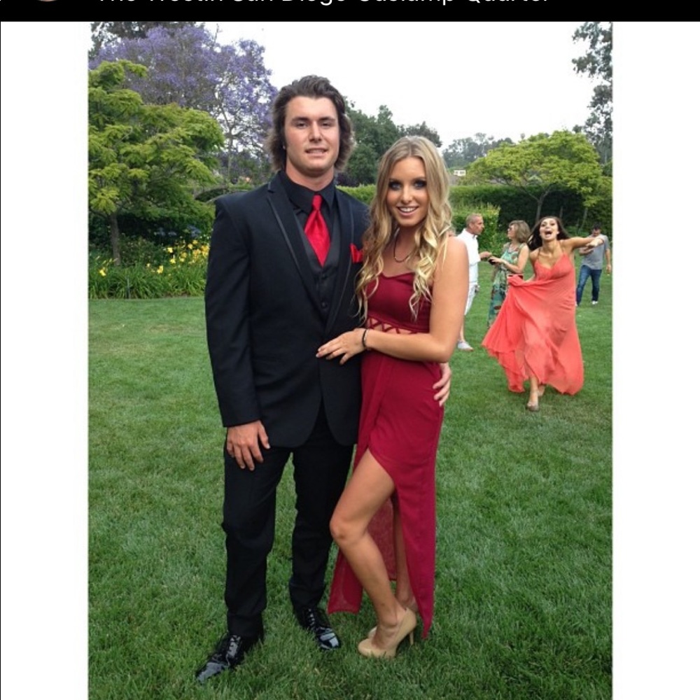 LF high low cutout dress